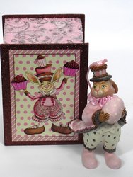 Easter Rabbit Ornament and Decorative Gift Box from Mockingbird Florist in Dallas, TX